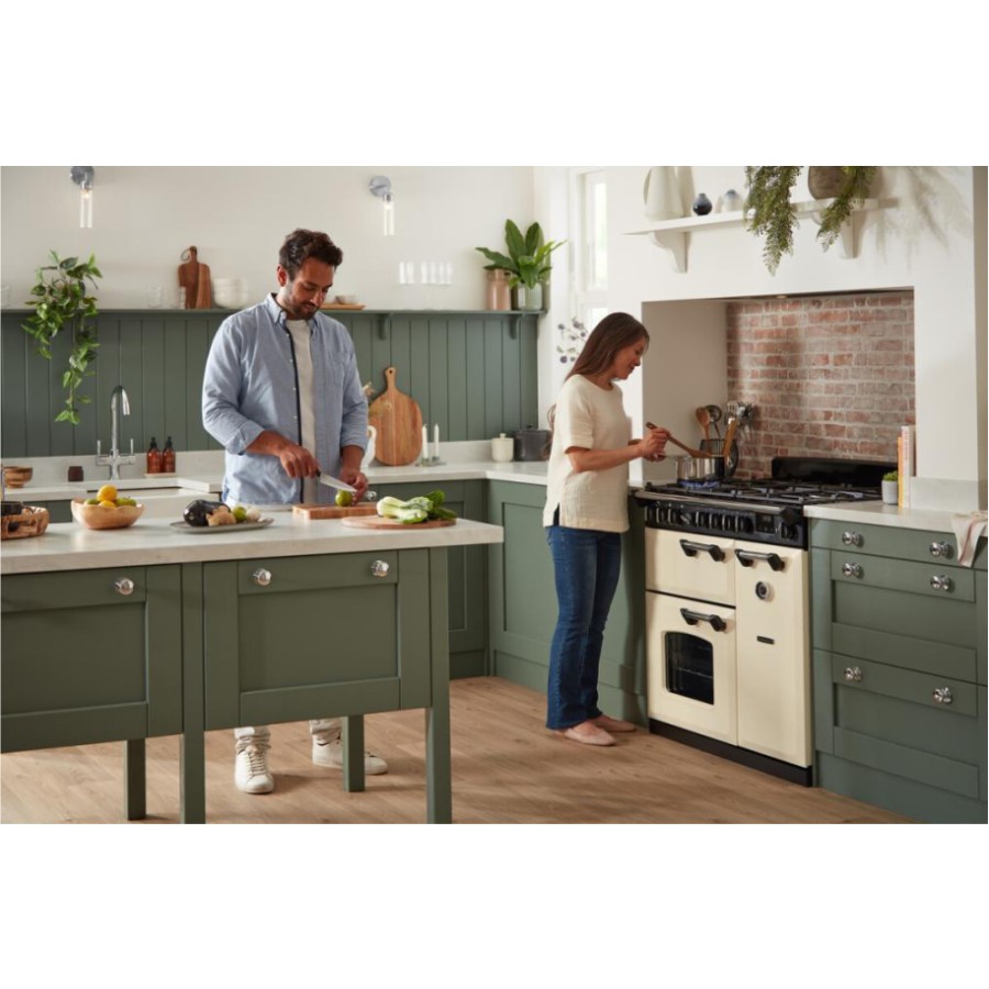 additioanl image for  RangeM Induction Hob Cream/Chrome 100 cm 